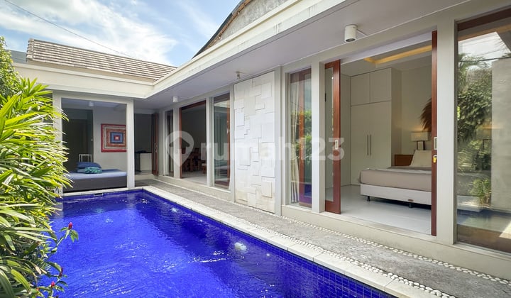 Peaceful & Fully Furnished Two Bedroom Villa for Lease in Berawa – Secure Complex, Prime Location