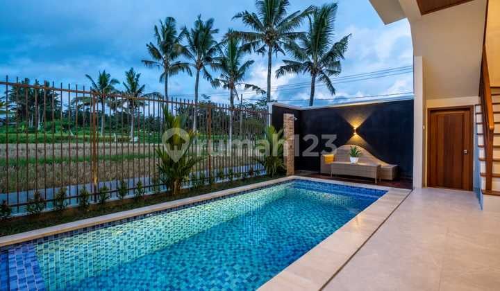 2 Bedroom Villa With Ricefields Views Surrounding For Rent In Ubud