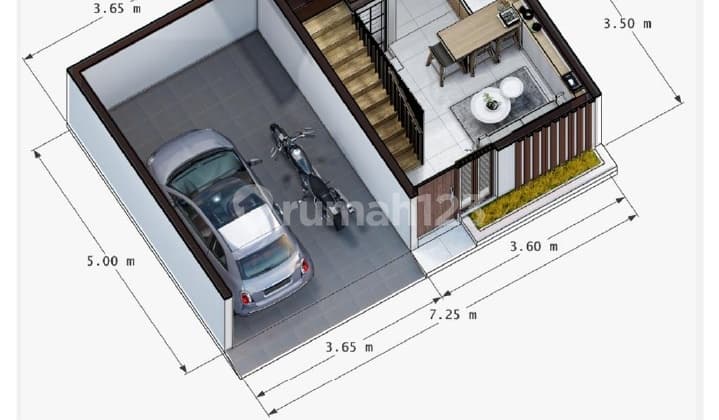 3-Storey House Ready to Live in, Semi-Furnished with 3 AC Units in Cilandak