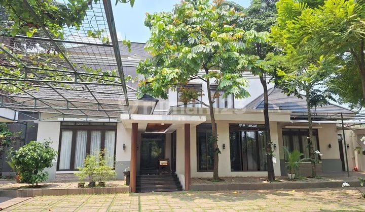Rumah Halaman Sangat Luas dan Asri Lokasi Dalam Cluster Premium di BSD City
