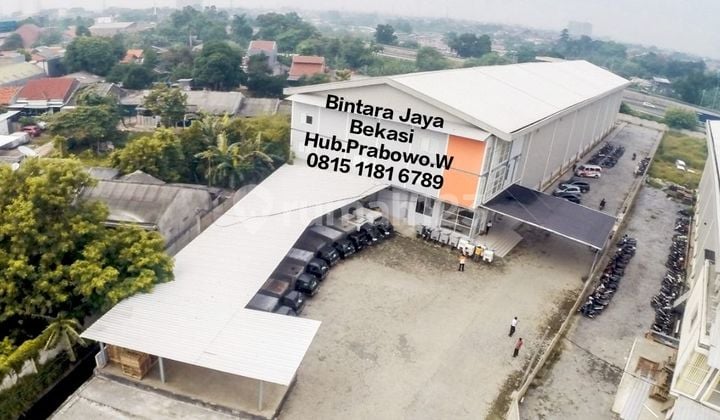 Jual Gudang Luas Strategis SHM Rp55m, Bintara Jaya - Bekasi