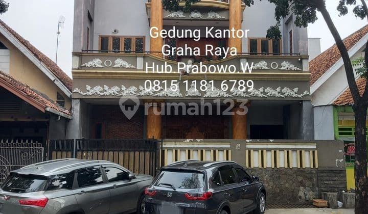 Jual/sewa Kantor3lt+roof Top Rp12m, Sewa 350jt/th (min 5th) Graha Raya