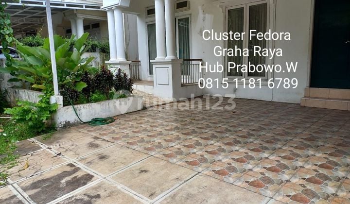 Di Jual Cepat Rumah 2lt Bagus, Cluster Fedora Graha Raya