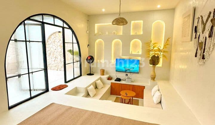 Dijual Villa Estetik Konsep Mediteranian di Puncak Megamendung