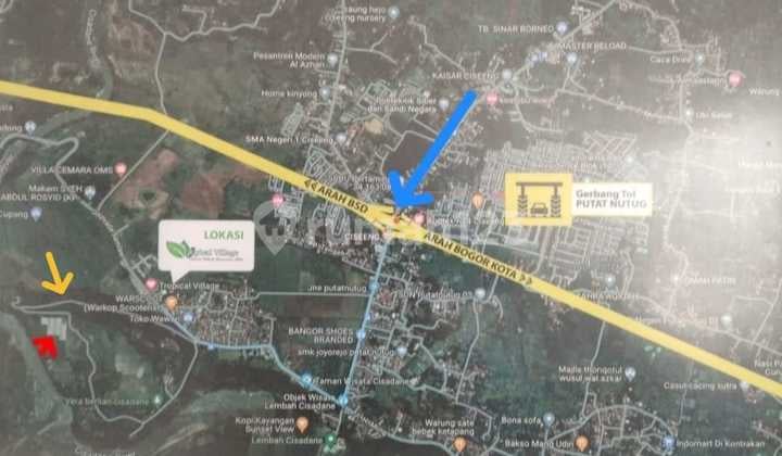 Cheap Industrial Warehouse Factory Ciseeng 40" Container Jorr3 Toll Serpong Bogor Flood-Free