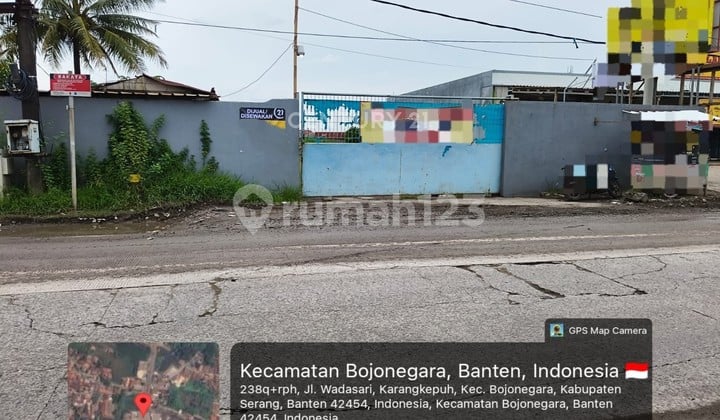 Tanah Siap Pakai Jalan Raya Bojonegara Strategis