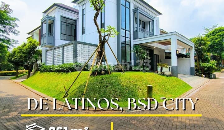 Rumah di Delatinos Bsd City. Posisi Hoek