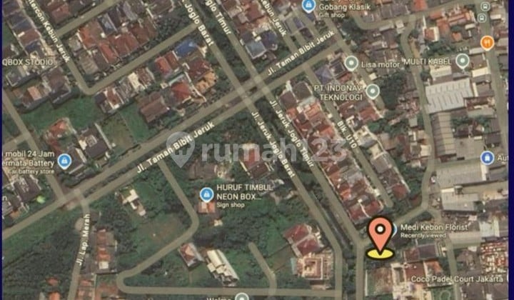 Dijual Tanah di Lokasi Prime Intercon, Jakarta Barat Cocok untuk Cluster Rumah Medium