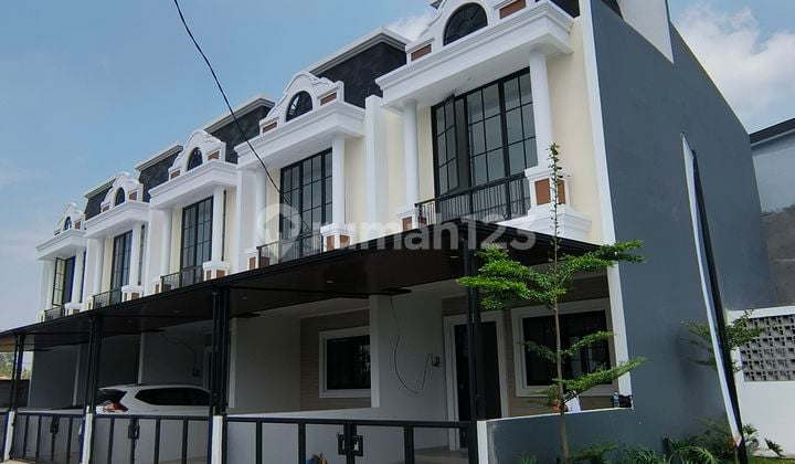 Jual Rumah Baru Kbp Bandung, Bangunan Minimalis Modern, Fasad Ala Eropa