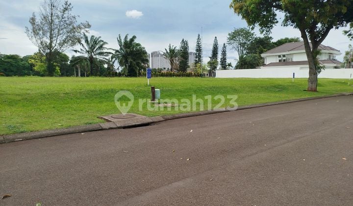 Gading Serpong - Tanah Kavling Premium Dengan View Lapangan Golf Luas 1025 M²