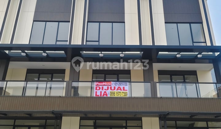 Ruko Strategis di Sorrento Grande West Gading Serpong Model Alfresco 3 Lantai Nego Sampai Deal