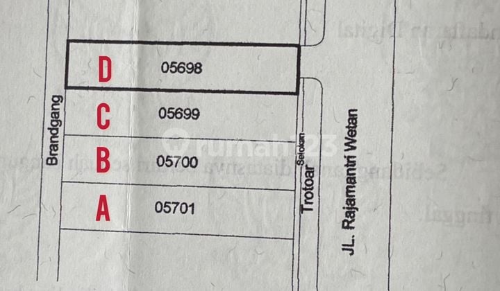 Dijual Tanah Kavling di Rajamantri Wetan Bandung Dijual Tanah Kavling di Rajamantri Wetan Bandung