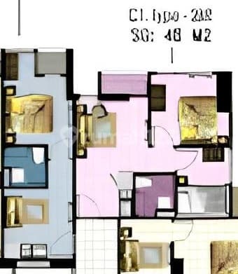 For Rent Lucky Office at Fontana Tower, Best Price
