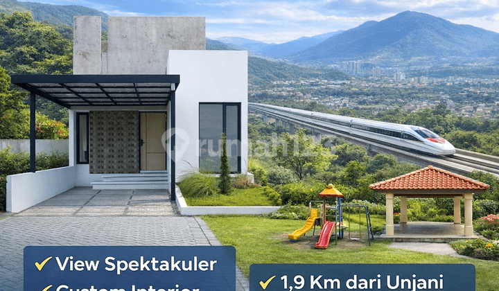 Rumah 300 Jt-An di Dekat Cimahi Modern Minimalis View Dahsyat Banget