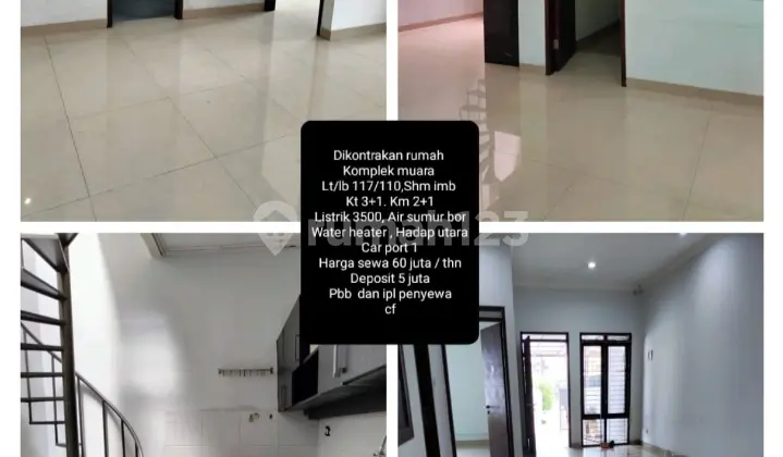 Disewakan Rumah Siap Huni Komplek Muara Kota Bandung