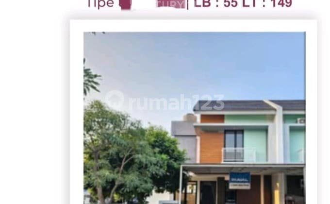 Rumah Hoek Modern Eksklusif Cluster Lavesh Harapan Indah Bekasi