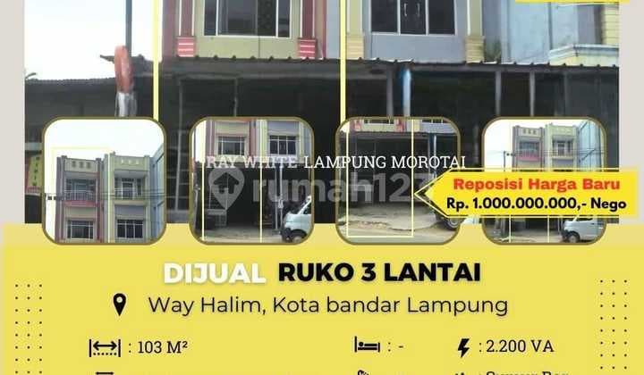 Dijual Ruko Lantai 3 Way Halim