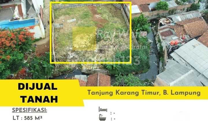 Land for sale in the East Tanjung Karang area.