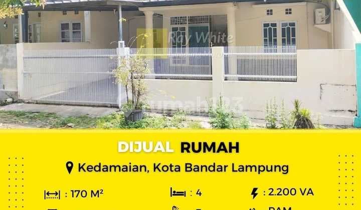 Dijual rumah di Kedamaian