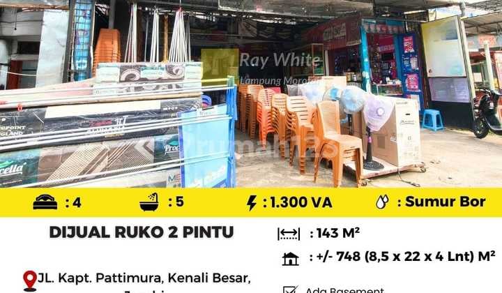 Dijual Murah Ruko 3 Lantai di Kenali Besar, Jambi
