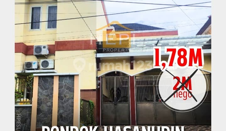 Rumah 2 lantai ada garasi Pondok Hasanudin Semarang Utara