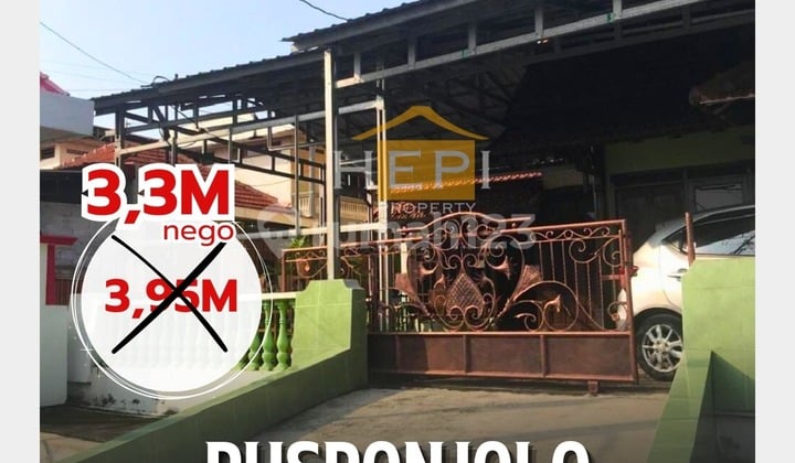 Rumah di Pusponjolo Semarang 493 Meter bisa Nego
