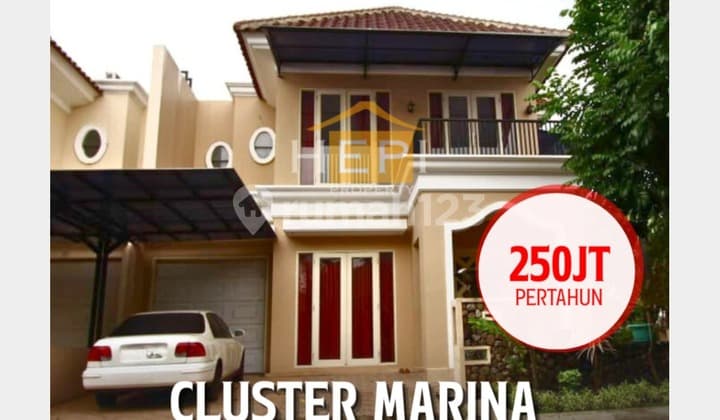 Rumah 2 lantai di Cluster Marina Semarang Barat
