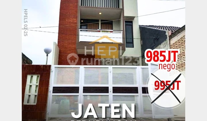 Strategic 2-Story House in Jaten Pedurungan - Negotiable Price Strategic 2-Story House in Jaten Pedurungan - Negotiable Price