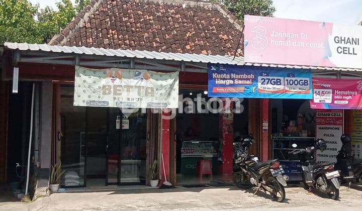 DIJUAL RUMAH + RUANG USAHA STRATEGIS DI KULON PROGO