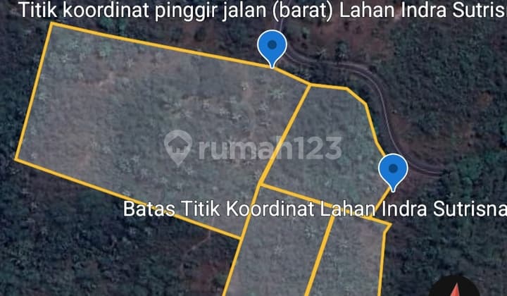 Dijual Tanah Dipinggir Jalan Seluas 2ha Lebih Yang Cocok Untuk Perkebunan Di Daerah Pangandaran Jawa Barat