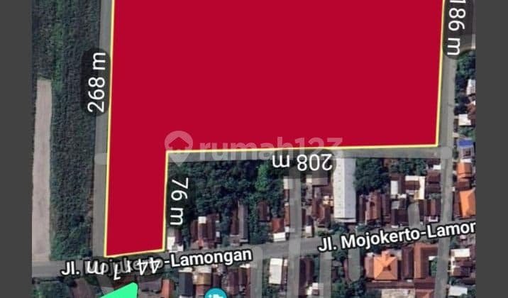 Tanah Industri Raya Mojokerto - Lamongan Untuk Pabrik/ Gudang
