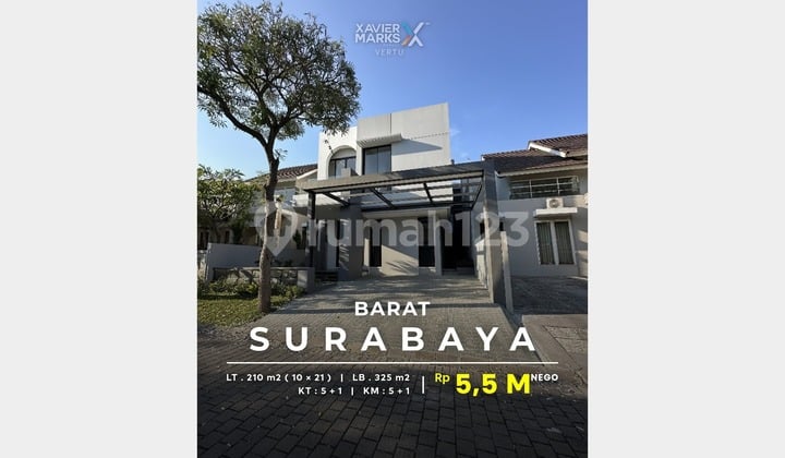 Rumah Modern di Kawasan Elite, Citraland, Surabaya Barat