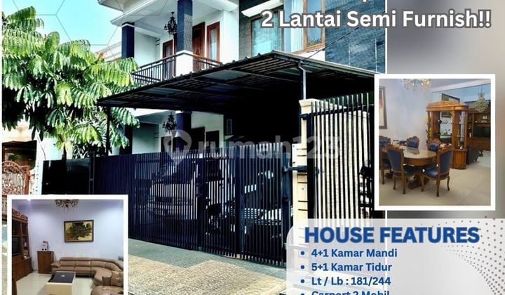 Luxury Freehold House in Cempaka Putih, Central Jakarta – 2 Floors Semi-Furnished! DD328