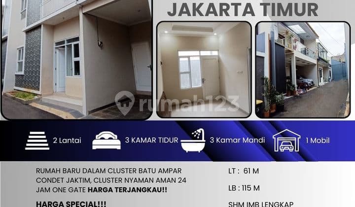 BATU AMPAR CONDET RUMAH BARU READY UNIT DALAM CLUSTER SISA 1 UNIT 328