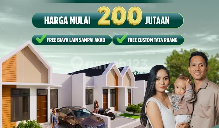 Installment of 2 Million! 5% Down Payment for SHM House Around 200 Million Near Brebes Toll Road