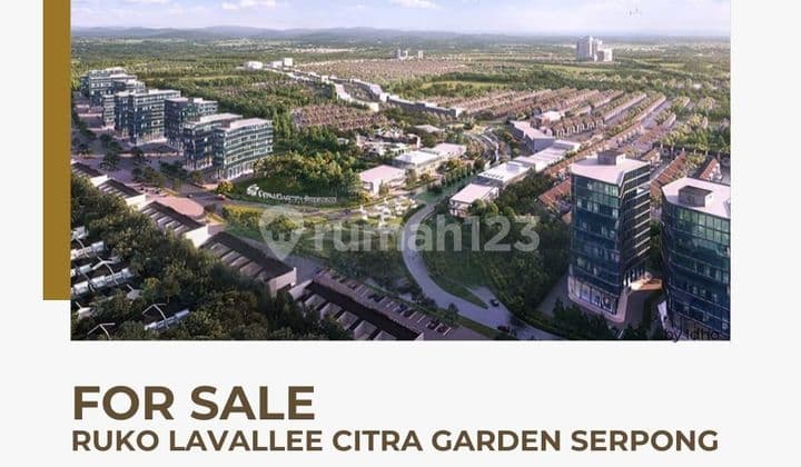 Dijual Ruko Lavallee Boulevard Citra Garden Serpong - Tangerang