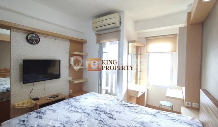 Interior Gen Z Banget! Disewa Studio 21M2 Full Furnished View Kota, Lokasi Strategis Apartemen Green Bay Pluit Greenbay