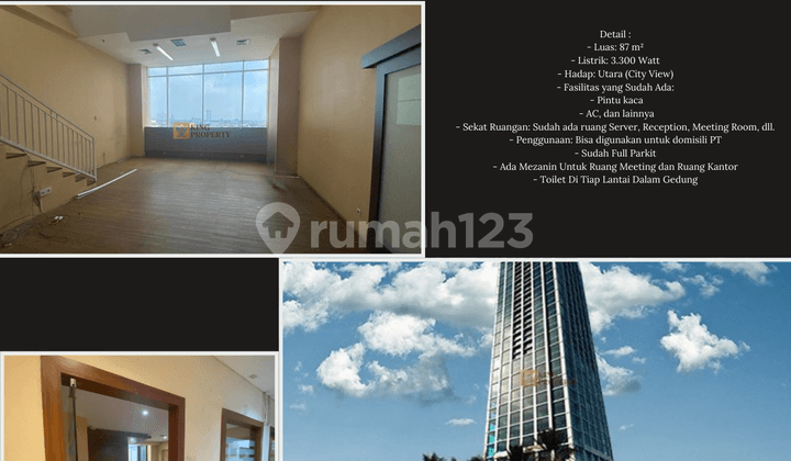 Jual Cepat! Office Grand Slipi Tower Dekat Cbd & Mall Siap Pakai