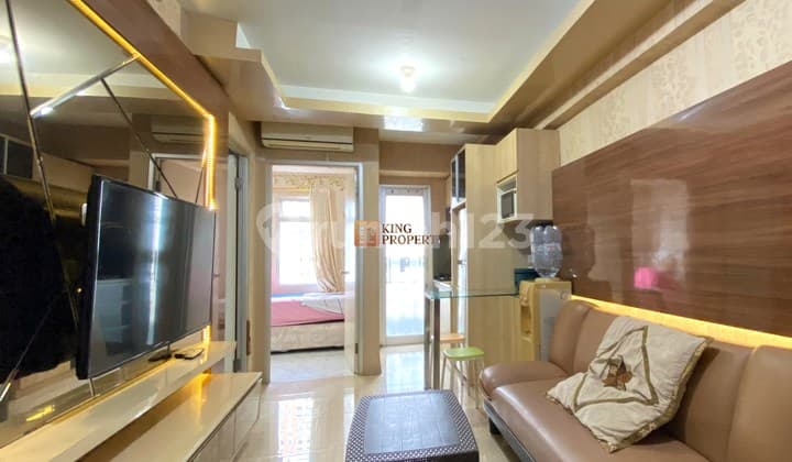 Lengkap dengan Mesin Cuci 2Br 43M² Furnished Interior dengan View Pool Super Cozy
