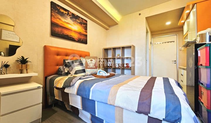 Tower Depan Bonus Furnished Lengkap Siap Huni/Invest Dijual Studio Green Bay Pluit
