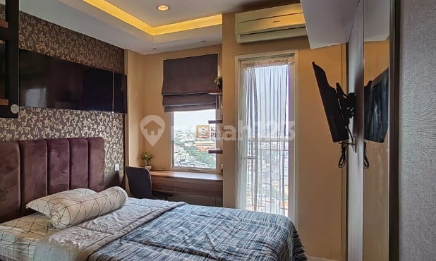 Studio Madison Park Disewakan Unit Modern Aksen Luxury Lokasi Strategis Taman Anggrek