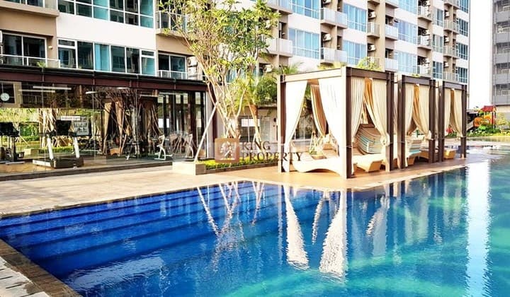 Sewa Apartemen Yang Cukup Selangkah Ke Mall Green Sedayu, 3 Bedroom Taman Palem Lokasi Strategis Cengkareng, Fasilitas Kolam Renang, Playground untuk anak-anak, GYM, Supermarket, ATM Center, Fitness Center, Taman, Track Jogging, Tempat Parkir, Keamanan 24