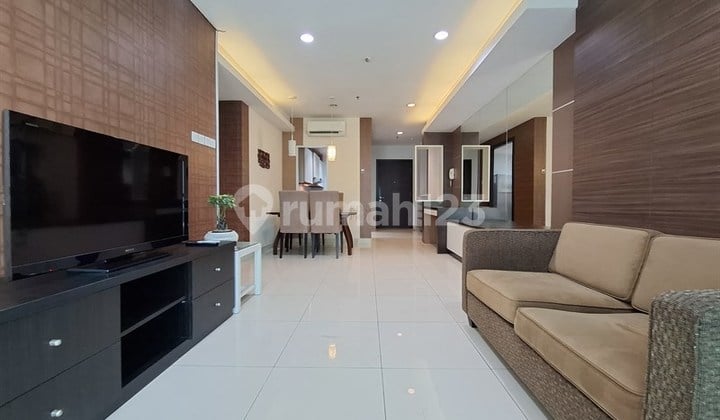 Disewakan 2Br Central Park Residences - Furnished Minimalis, di Atas Mall Central Park, Podomoro City Jakarta Barat