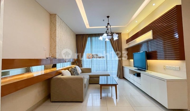 Disewa 2Br 87M² Central Park Residences Furnished - Atas Central Park Mall, Balkon Luas, View Pool