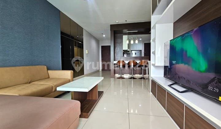 Fully Furnished Interior Bagus, Disewa 2Br Central Park Residences Diatas Mall Central Park & Apl Tower, Jalan Kaki ke Taman Anggrek & Soho Capital - Gedung Kopra, Jakarta Barat