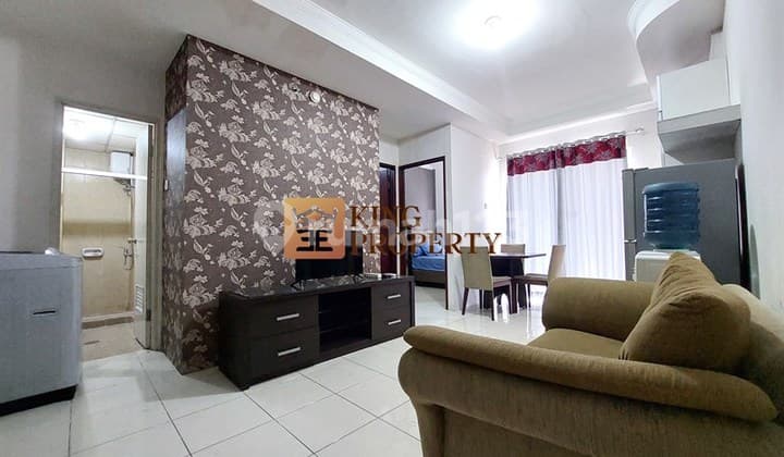 Terhubung ke Central Park Mall via West Tunnel, Disewakan Apartemen 2BR Mediterania Garden 2 Furnished Homey Siap Huni.