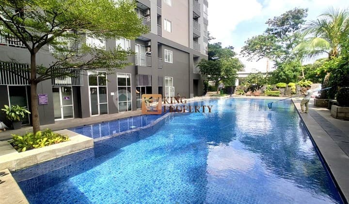 Access to Jorr Toll Road & Soekarno Hatta Airport, Puri Indah Mall, For Sale 2BR West Vista Furnished Cozy Home, Facilities include Swimming Pool, Jacuzzi, Wellness Clubhouse, Tennis Court, Yoga Patio, Rooftop Garden & Sky Garden