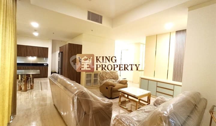 Dekat MRT Bundaran HI & Stasiun Kereta Bandar BNI 46, 5 Menit ke Agora Mall Grand Indonesia - Dijual 3BR Fifty Seven Promenade Thamrin Furnished Bagus.