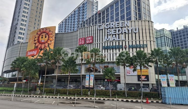 Dijual Studio Green Sedayu 28M² Fully Furnished Bagus, Terkoneksi Mall Green Sedayu, Akses Tol Jorr dan Bandara Soekarno Hatta