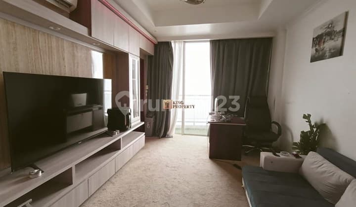 Fully Furnished Bagus! Dijual 1Br Ancol Mansion Sea View, Fasilitas Kolam Renang, Gym, Sky Lounge, Dekat Ancol Beach Mall, Jakarta Utara,